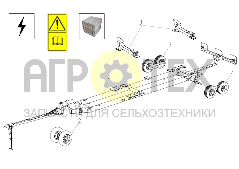 Чертеж Тележка транспортная (ТТ-4000)